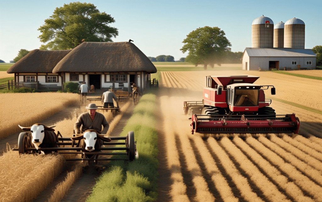 tradtional vs modern farming